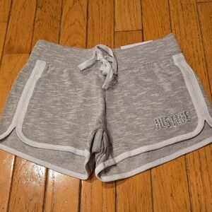 Justice Gray Kids' Shorts with White Trim